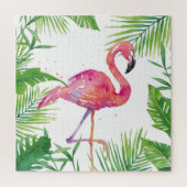 Puzzle Flamant rose et Palms (Vertical)