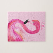 Puzzle Flamant rose Oiseau rose Nature Plage tropicale Ét (Horizontal)