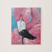Puzzle Flamant rose rose (Vertical)