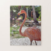 Puzzle Flamant rose rose (Vertical)