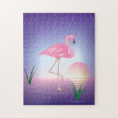Puzzle Flamant rose rose (Vertical)