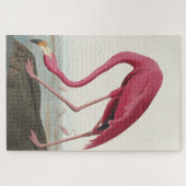 Puzzle Flamant rose rose des oiseaux d'Amérique (Horizontal)