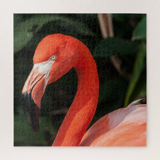 Puzzle Flamant rose rose vif (Vertical)