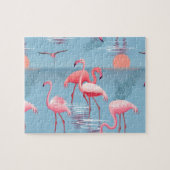 Puzzle Flamants Motif 1 (Horizontal)