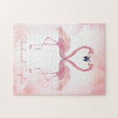 Puzzle Flamants roses de baiser | Juste Nous Deux Valenti (Horizontal)