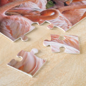 Puzzle Flamants roses exotiques (Côté)