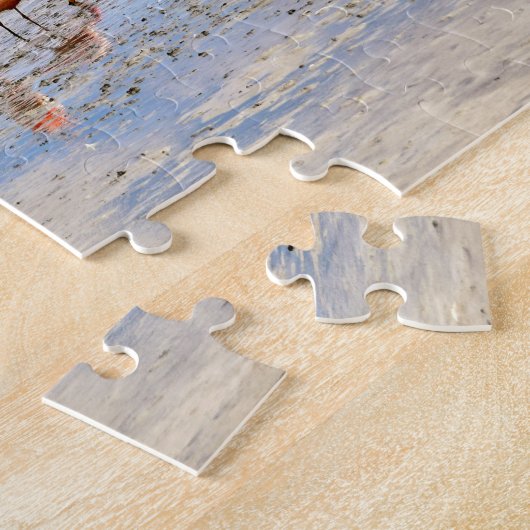 Puzzle Flamants roses roses dans les Andes (Côté)