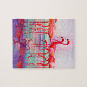Puzzle Flamants roses roses par Francis Lee Jaques (Horizontal)