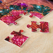 Puzzle Flamants roses sur une plage tropicale aux tons de (Côté)