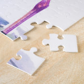 Puzzle Flamants roses tropicaux : Orchidées Aquarelle tra (Côté)