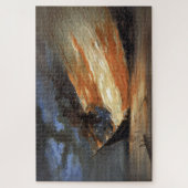 Puzzle Flambeaux de la guerre civile rebelle sur le feu d (Vertical)