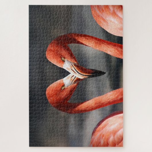 Puzzle Flamingo rose (Vertical)