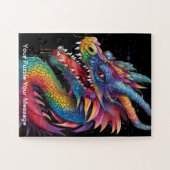 Puzzle Flamme arc-en-ciel : Le Dragon Amical (Horizontal)