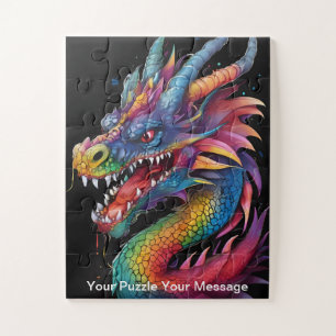 Puzzle Flamme arc-en-ciel : Le Dragon Amical