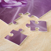 Puzzle Flamme d'amour rose rose (Côté)