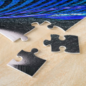 Puzzle flamme de bougie dorée (Côté)
