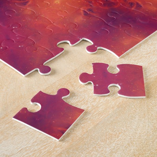 Puzzle Flamme flamboyante Phoenix brûler flocon de neige (Côté)