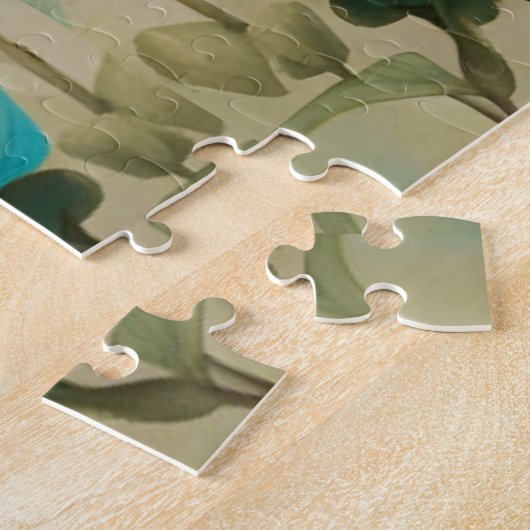 Puzzle Flamme Lynx Point Siamese Portrait Art (Côté)