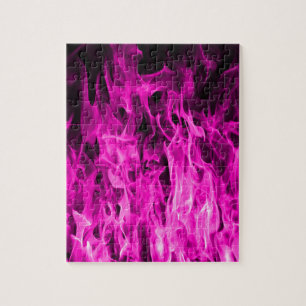 Puzzle Flamme violette et produits et habillement de feu