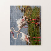 Puzzle Flamngos roses. (Vertical)
