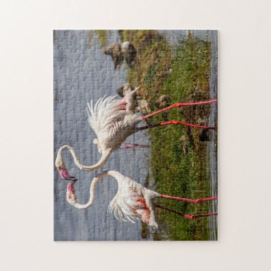 Puzzle Flamngos roses. (Vertical)