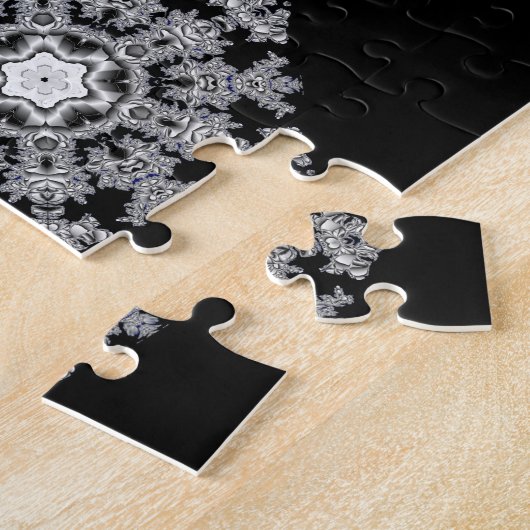 Puzzle Fléau de neige en argent (Côté)