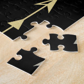 Puzzle Flèche ethnique : Conception Motif transparente (Côté)