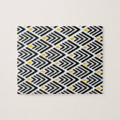 Puzzle Flèches Art déco avec Motif or (Horizontal)