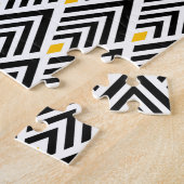 Puzzle Flèches Art déco avec Motif or (Côté)