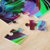 Puzzle Flèches de peinture arc-en-ciel Abstraites hypnoti (Côté)