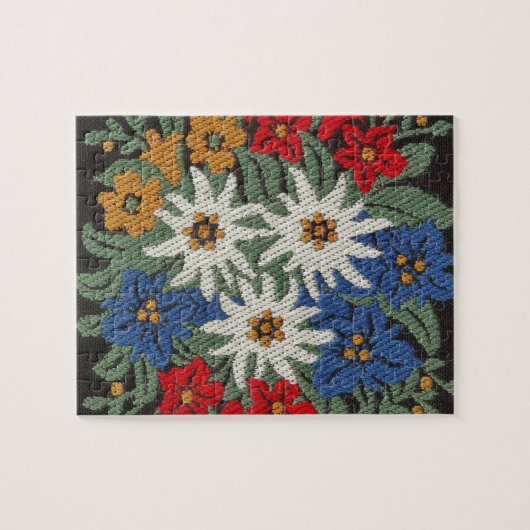Puzzle Fleur alpine suisse Edelweiss (Horizontal)