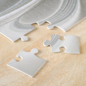 Puzzle Fleur argentée dorée Fantaisie abstraite Art fract (Côté)