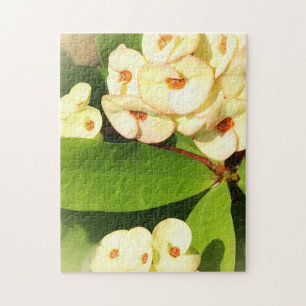 Puzzle fleur artificielle