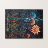 Puzzle Fleur au milieu de la tempête (Horizontal)