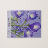 Puzzle Fleur Bleue (Horizontal)
