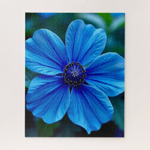 Puzzle Fleur Bleue