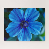 Puzzle Fleur Bleue (Horizontal)