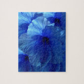 Puzzle Fleur bleue de ketmie (Vertical)