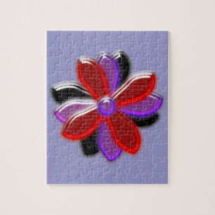 Puzzle Fleur brillant