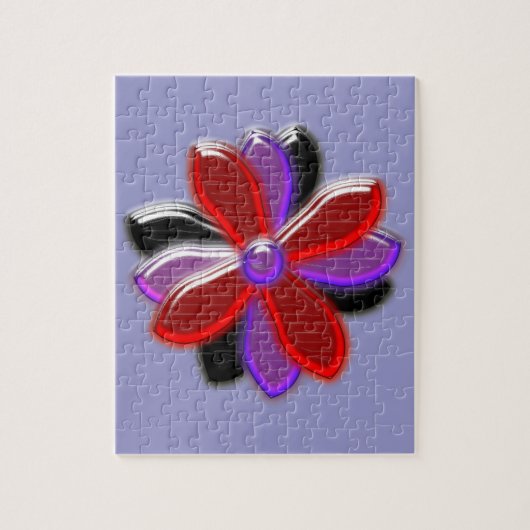 Puzzle Fleur brillant (Vertical)