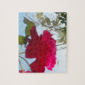 Puzzle Fleur céleste : Un Rose contre le ciel (Vertical)