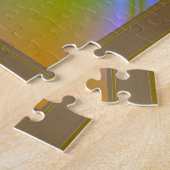 Puzzle Fleur Colorée Avec Rubans (Côté)