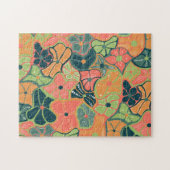 Puzzle Fleur colorée rétro Difficile difficile (Horizontal)