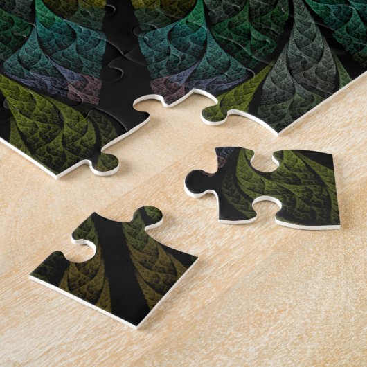 Puzzle Fleur courbée (Côté)