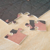 Puzzle Fleur d'abeille rose Art classique Hokusai (Côté)