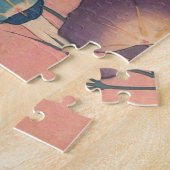 Puzzle Fleur d'abeille rose classique Hokusai Art (Côté)