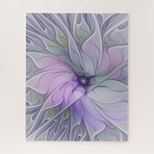 Puzzle Fleur d'art fractal abstrait de beauté époustoufla (Vertical)
