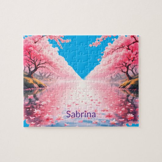 Puzzle Fleur de cerise (Horizontal)