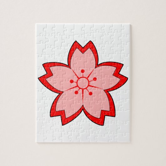 Puzzle Fleur de cerisier japonaise (Vertical)