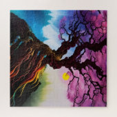 Puzzle Fleur de cerisiers Arbre de vie (Horizontal)